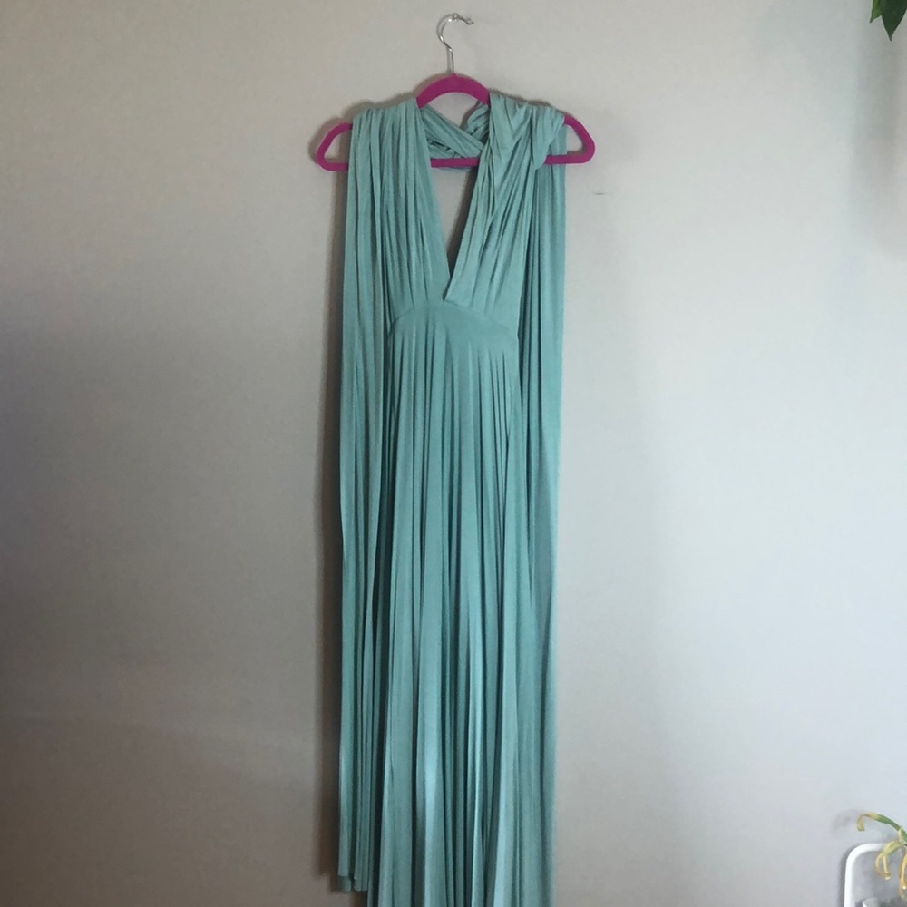 Mint bridesmaid dress